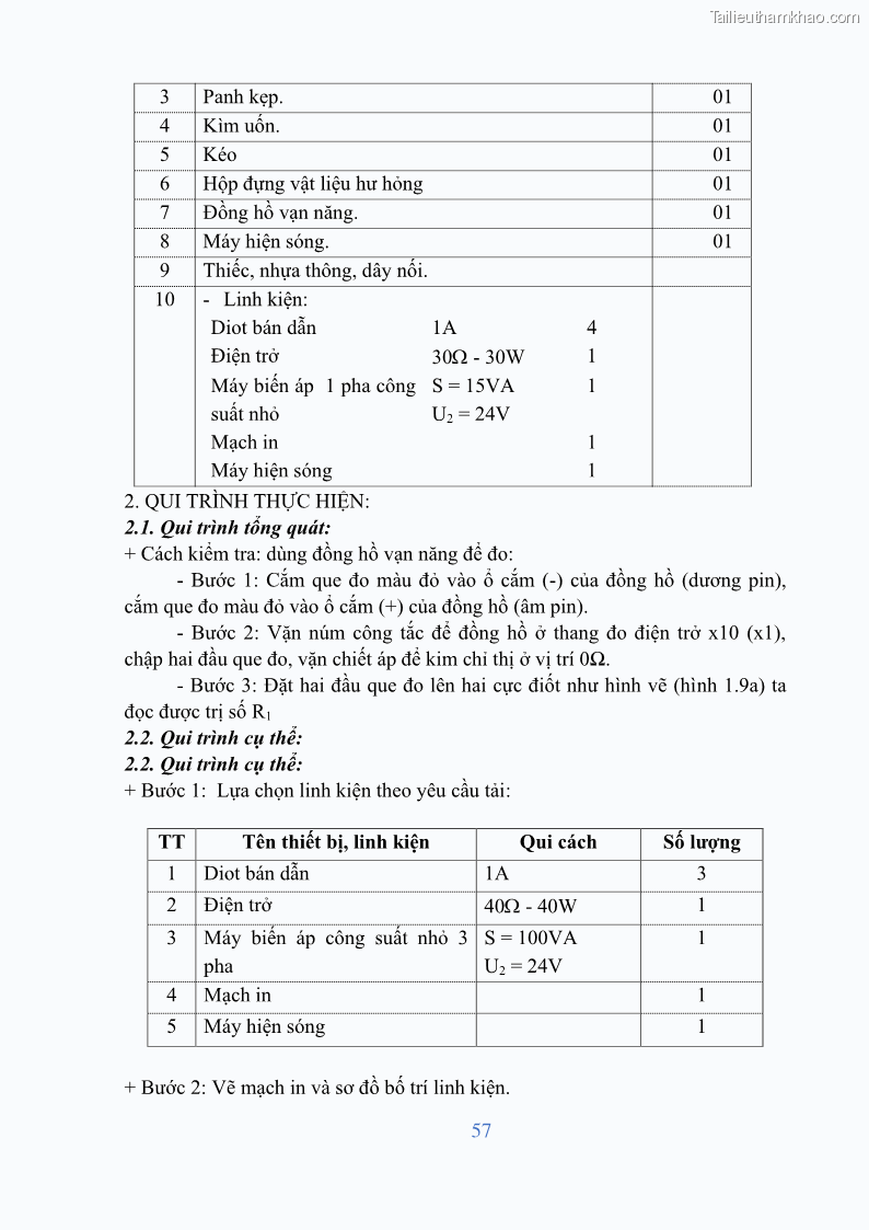 Giáo trình Điện tử công suất Nghề Kỹ thuật máy lạnh và điều hòa không khí - Cao đẳng - Trường Cao đẳng nghề Đồng Tháp - 5 Trang 59