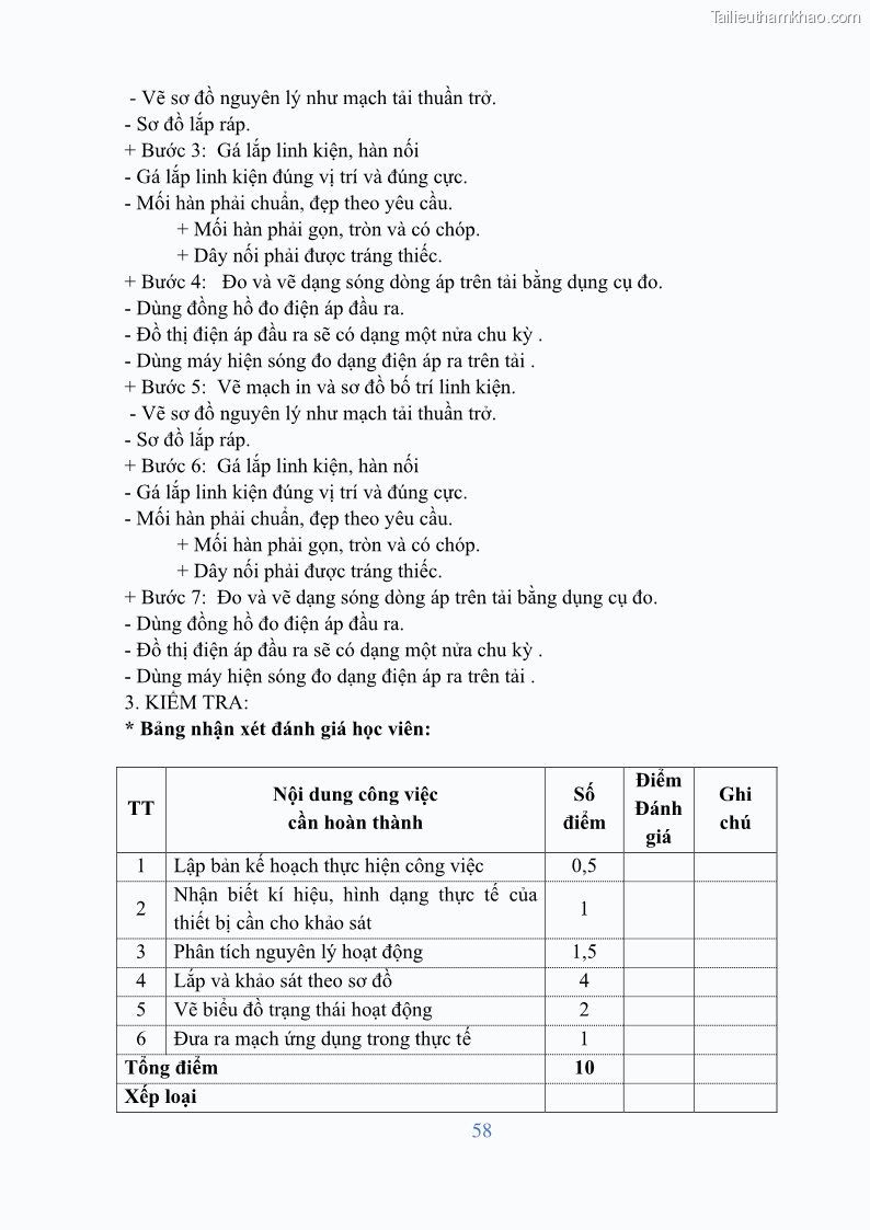 Giáo trình Điện tử công suất Nghề Kỹ thuật máy lạnh và điều hòa không khí - Cao đẳng - Trường Cao đẳng nghề Đồng Tháp - 5 Trang 60