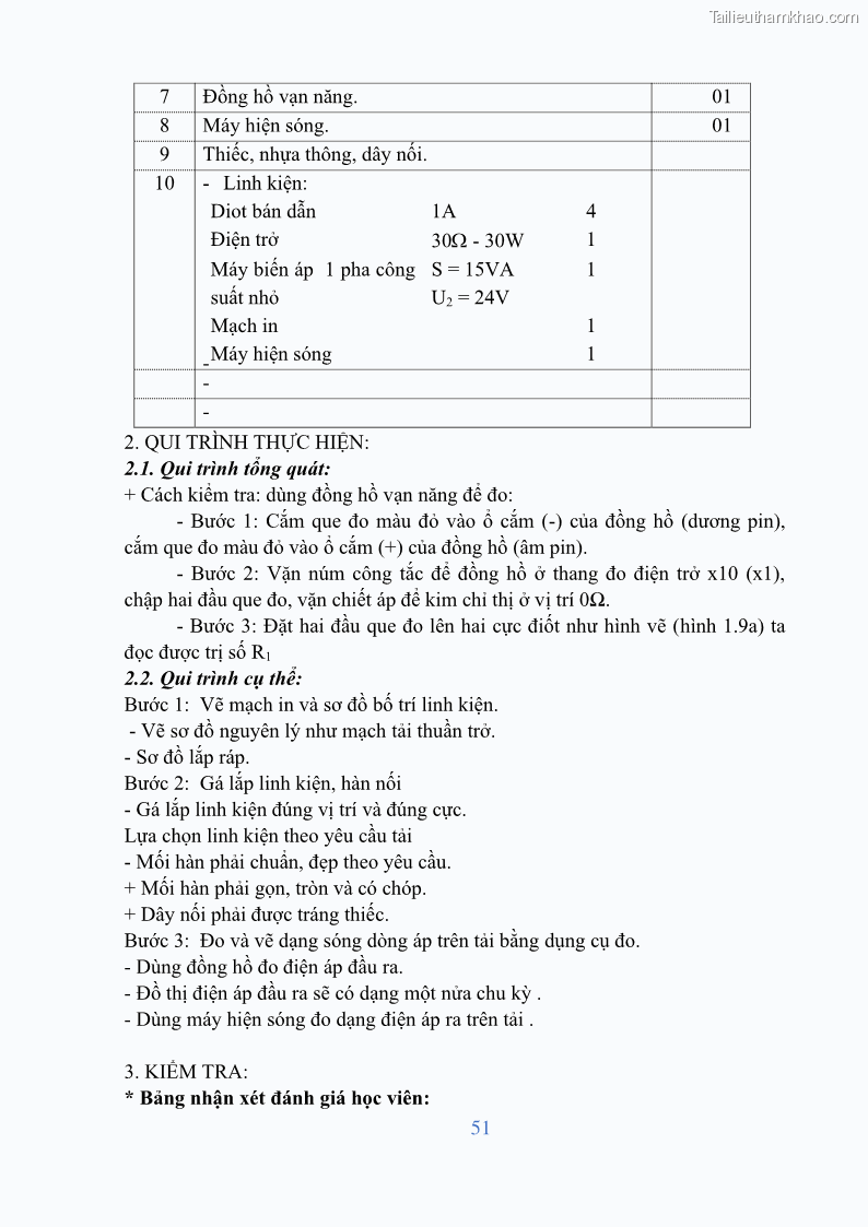 Giáo trình Điện tử công suất Nghề Kỹ thuật máy lạnh và điều hòa không khí - Cao đẳng - Trường Cao đẳng nghề Đồng Tháp - 5 Trang 53