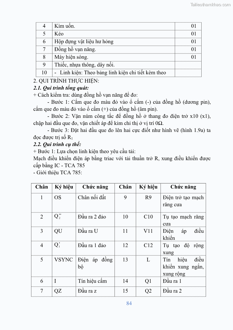 Giáo trình Điện tử công suất Nghề Kỹ thuật máy lạnh và điều hòa không khí - Cao đẳng - Trường Cao đẳng nghề Đồng Tháp - 8 Trang 86