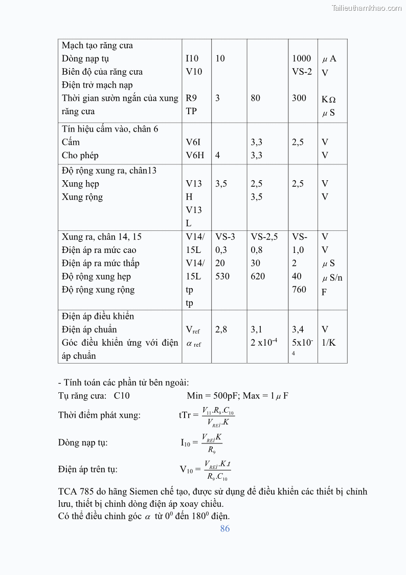 Giáo trình Điện tử công suất Nghề Kỹ thuật máy lạnh và điều hòa không khí - Cao đẳng - Trường Cao đẳng nghề Đồng Tháp - 8 Trang 88