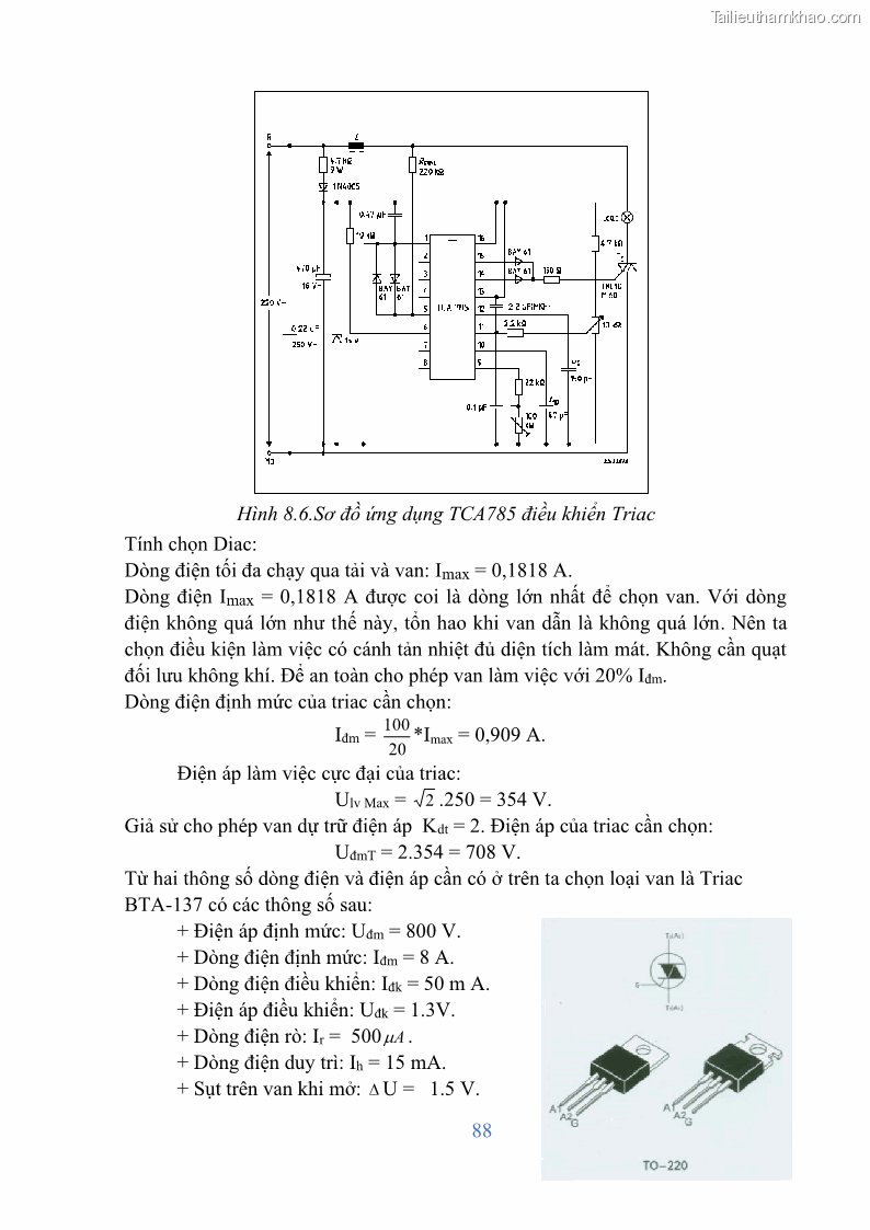 Giáo trình Điện tử công suất Nghề Kỹ thuật máy lạnh và điều hòa không khí - Cao đẳng - Trường Cao đẳng nghề Đồng Tháp - 8 Trang 90