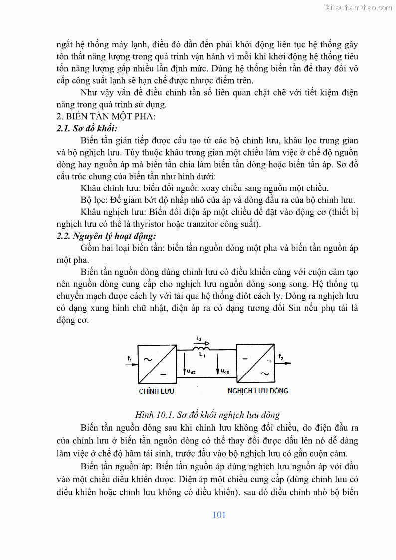 Giáo trình Điện tử công suất Nghề Kỹ thuật máy lạnh và điều hòa không khí - Cao đẳng - Trường Cao đẳng nghề Đồng Tháp - 9 Trang 103