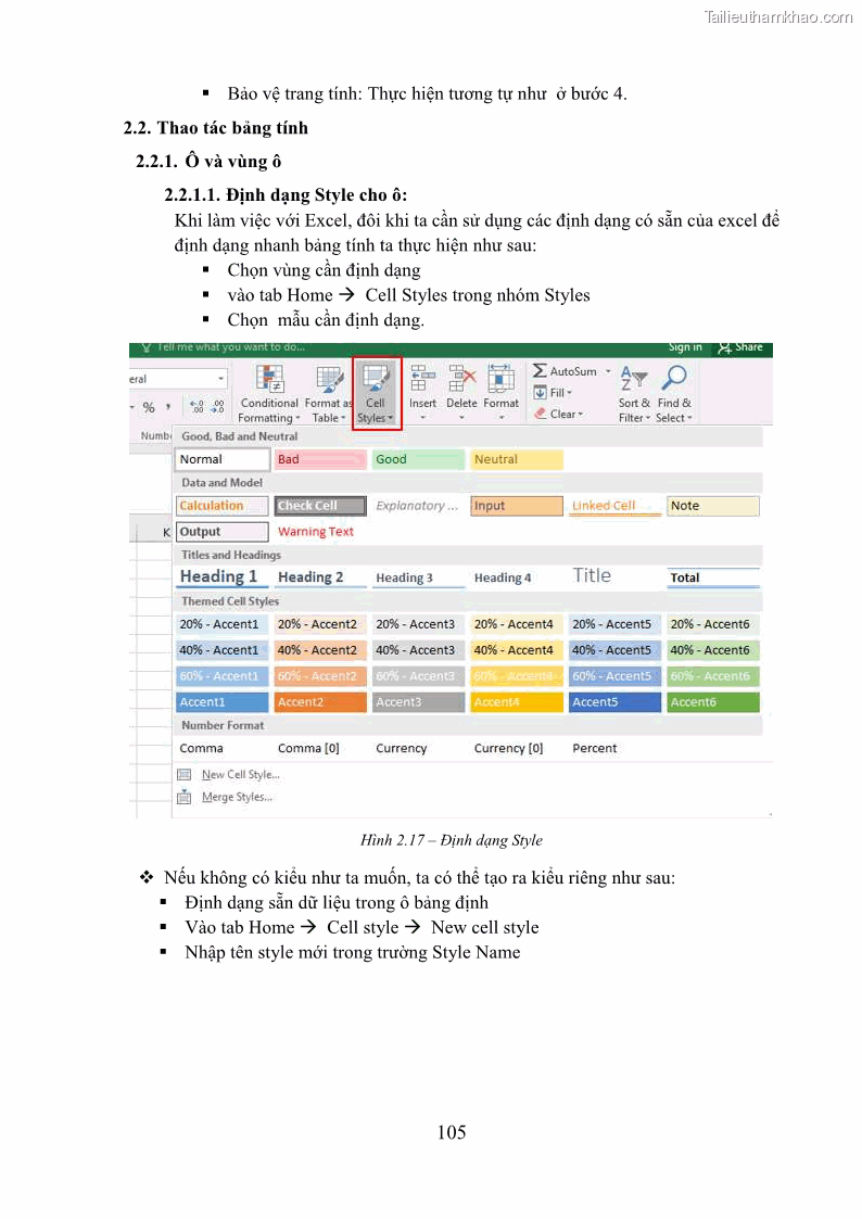 Giáo trình Tin học văn phòng Nghề Công nghệ thông tin - Cao đẳng - Trường Cao đẳng Cộng đồng Đồng Tháp - 10 Trang 112