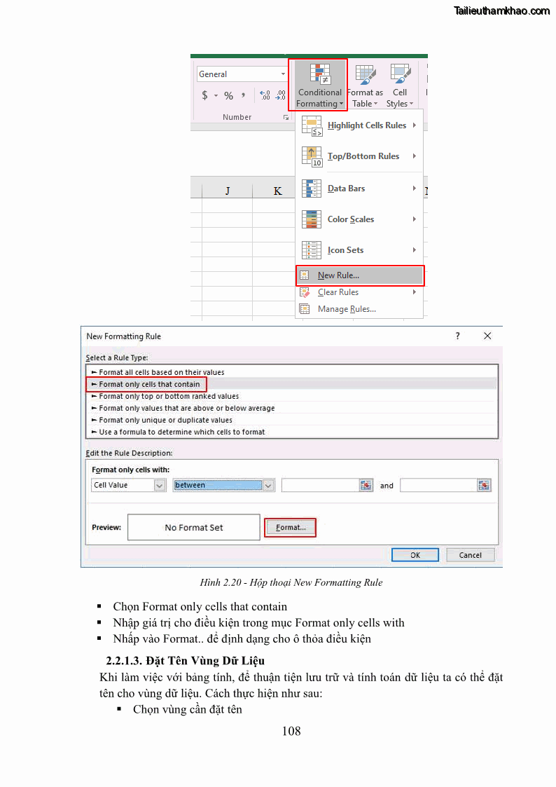Giáo trình Tin học văn phòng Nghề Công nghệ thông tin - Cao đẳng - Trường Cao đẳng Cộng đồng Đồng Tháp - 10 Trang 115
