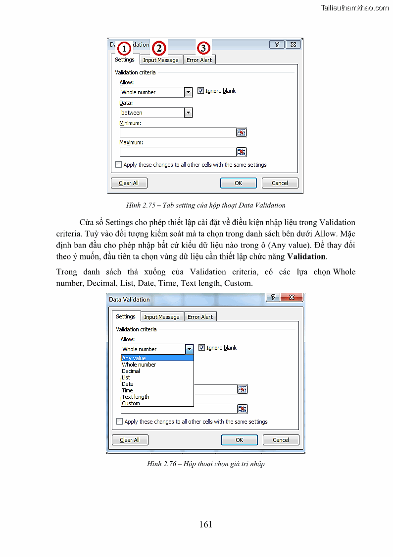 Giáo trình Tin học văn phòng Nghề Công nghệ thông tin - Cao đẳng - Trường Cao đẳng Cộng đồng Đồng Tháp - 14 Trang 168