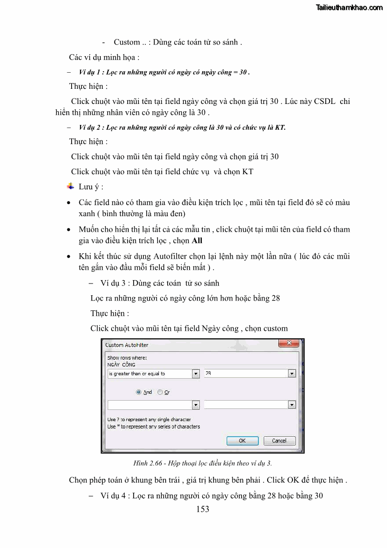 Giáo trình Tin học văn phòng Nghề Công nghệ thông tin - Cao đẳng - Trường Cao đẳng Cộng đồng Đồng Tháp - 14 Trang 160