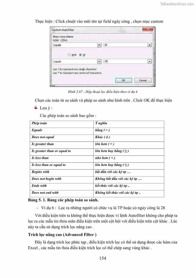 Giáo trình Tin học văn phòng Nghề Công nghệ thông tin - Cao đẳng - Trường Cao đẳng Cộng đồng Đồng Tháp - 14 Trang 161