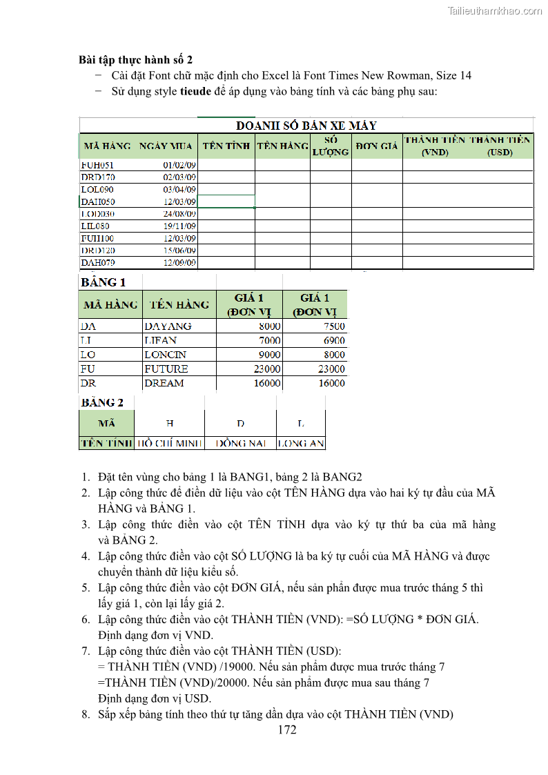 Giáo trình Tin học văn phòng Nghề Công nghệ thông tin - Cao đẳng - Trường Cao đẳng Cộng đồng Đồng Tháp - 15 Trang 179