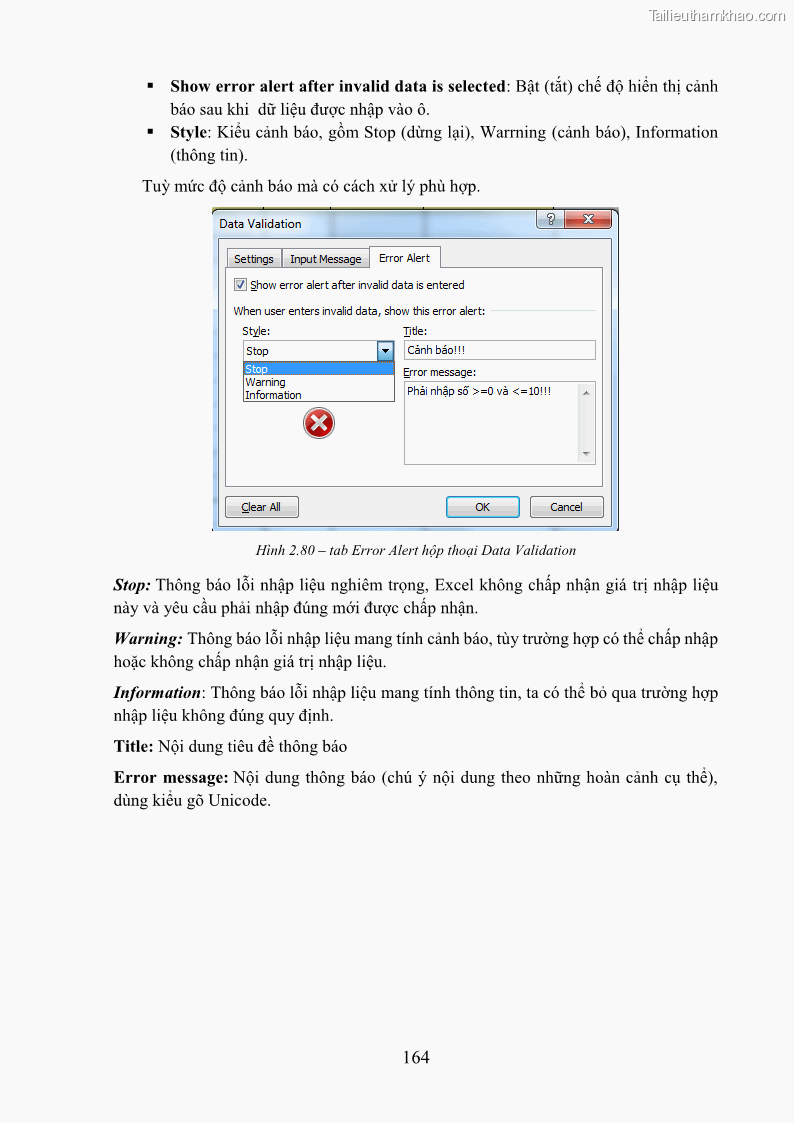 Giáo trình Tin học văn phòng Nghề Công nghệ thông tin - Cao đẳng - Trường Cao đẳng Cộng đồng Đồng Tháp - 15 Trang 171