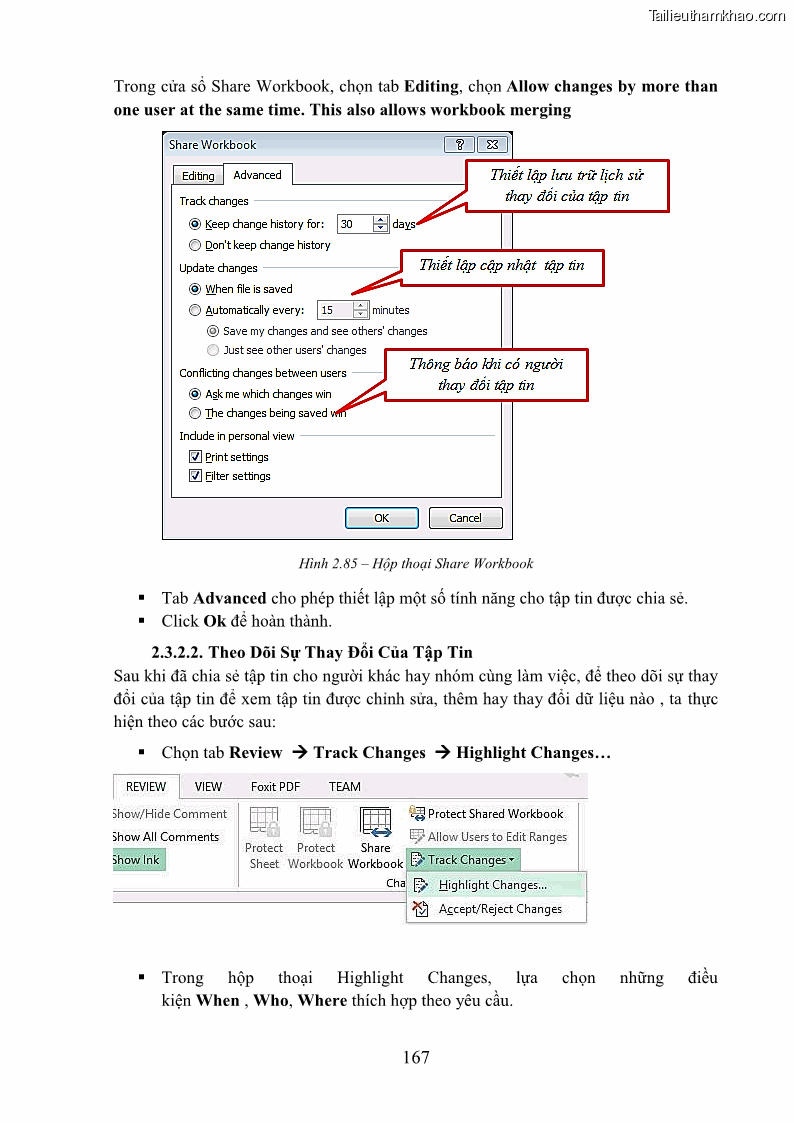 Giáo trình Tin học văn phòng Nghề Công nghệ thông tin - Cao đẳng - Trường Cao đẳng Cộng đồng Đồng Tháp - 15 Trang 174