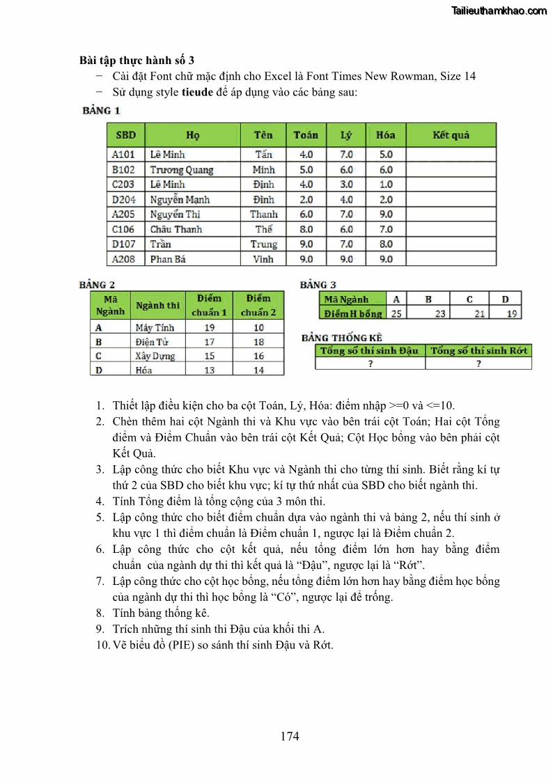 Giáo trình Tin học văn phòng Nghề Công nghệ thông tin - Cao đẳng - Trường Cao đẳng Cộng đồng Đồng Tháp - 16 Trang 181