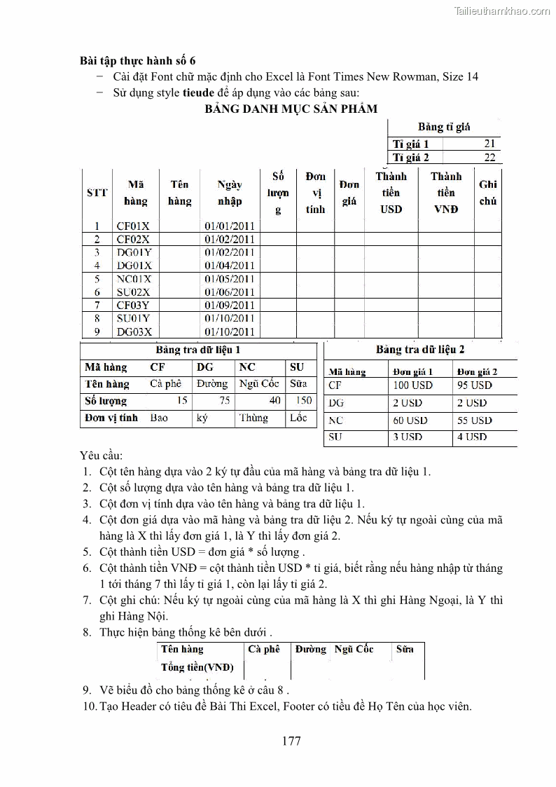 Giáo trình Tin học văn phòng Nghề Công nghệ thông tin - Cao đẳng - Trường Cao đẳng Cộng đồng Đồng Tháp - 16 Trang 184