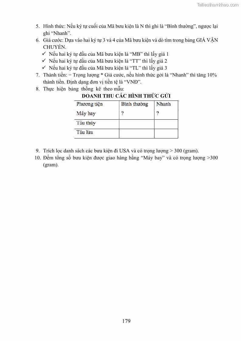 Giáo trình Tin học văn phòng Nghề Công nghệ thông tin - Cao đẳng - Trường Cao đẳng Cộng đồng Đồng Tháp - 16 Trang 186