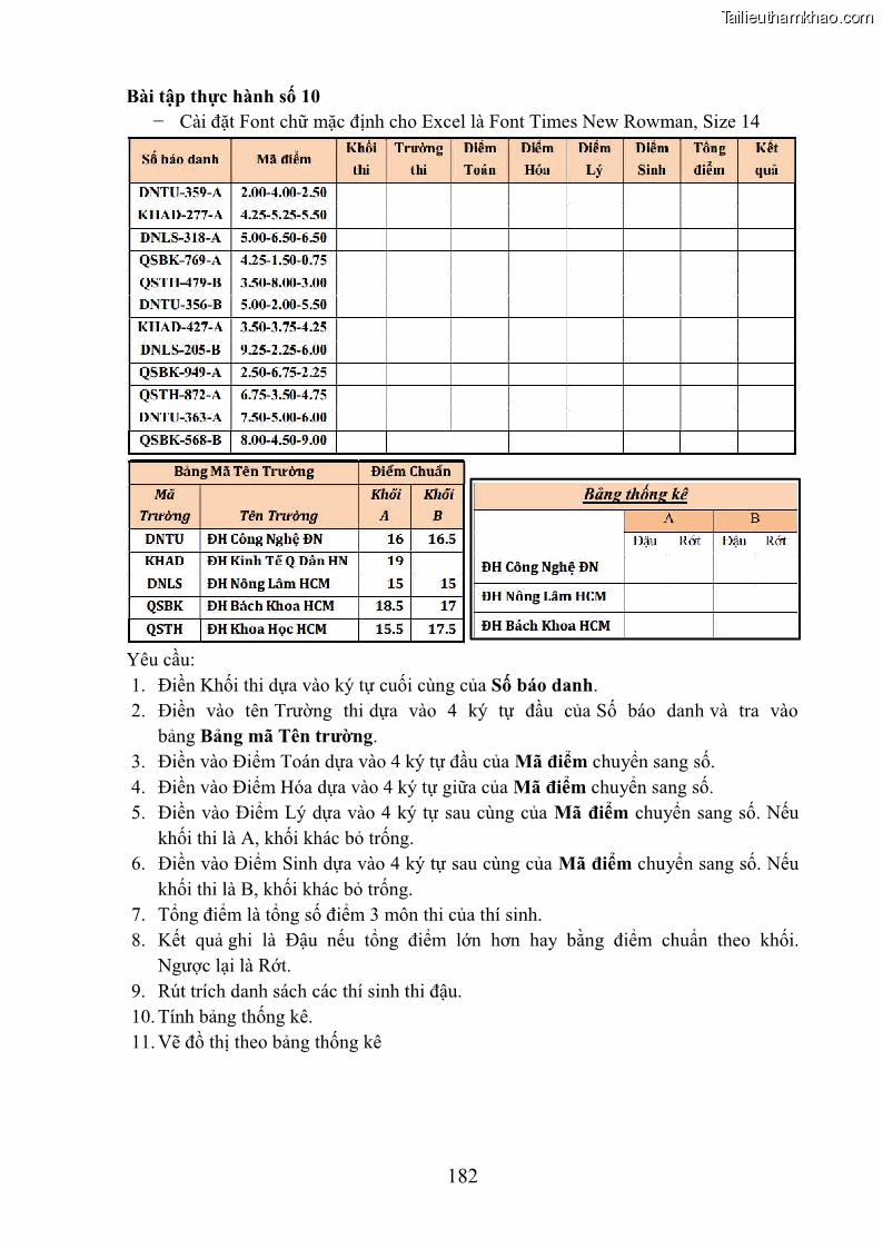 Giáo trình Tin học văn phòng Nghề Công nghệ thông tin - Cao đẳng - Trường Cao đẳng Cộng đồng Đồng Tháp - 16 Trang 189