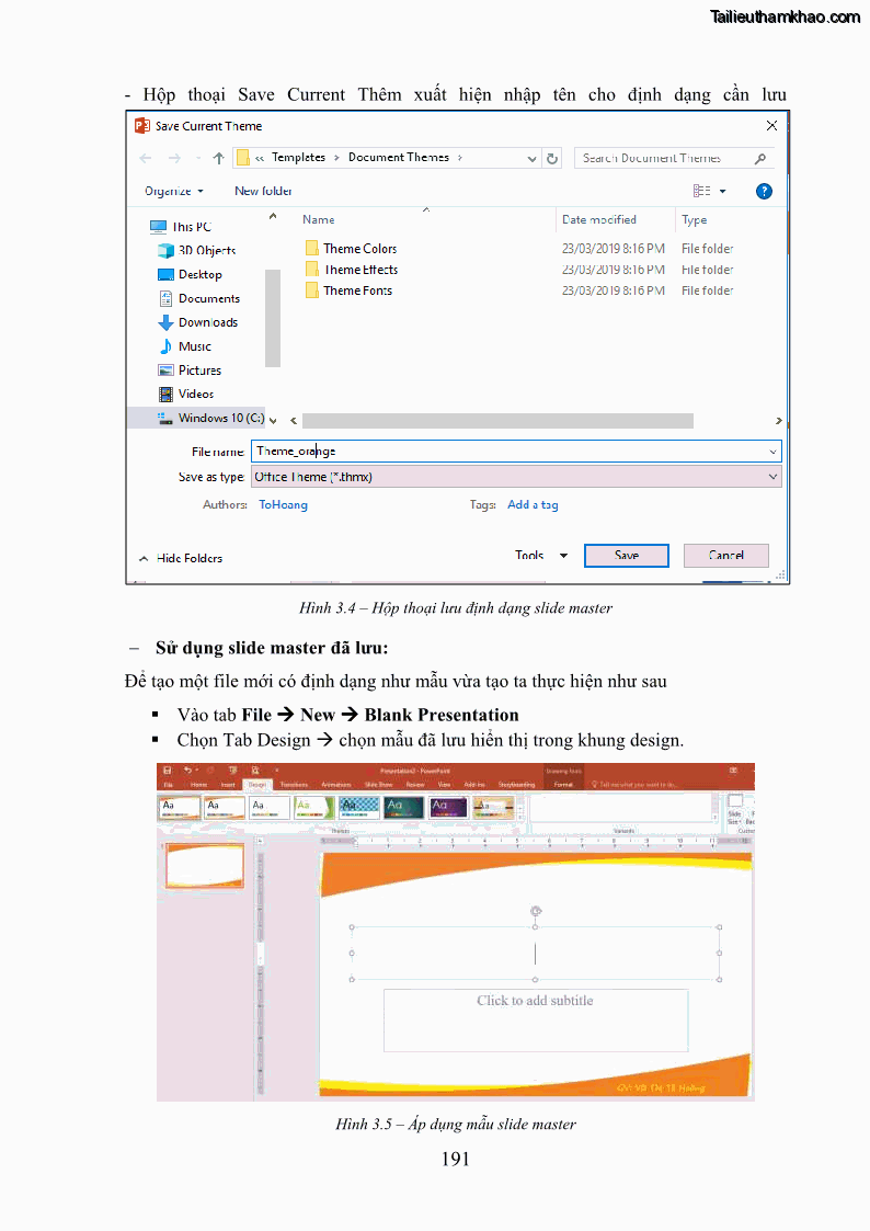 Giáo trình Tin học văn phòng Nghề Công nghệ thông tin - Cao đẳng - Trường Cao đẳng Cộng đồng Đồng Tháp - 17 Trang 198