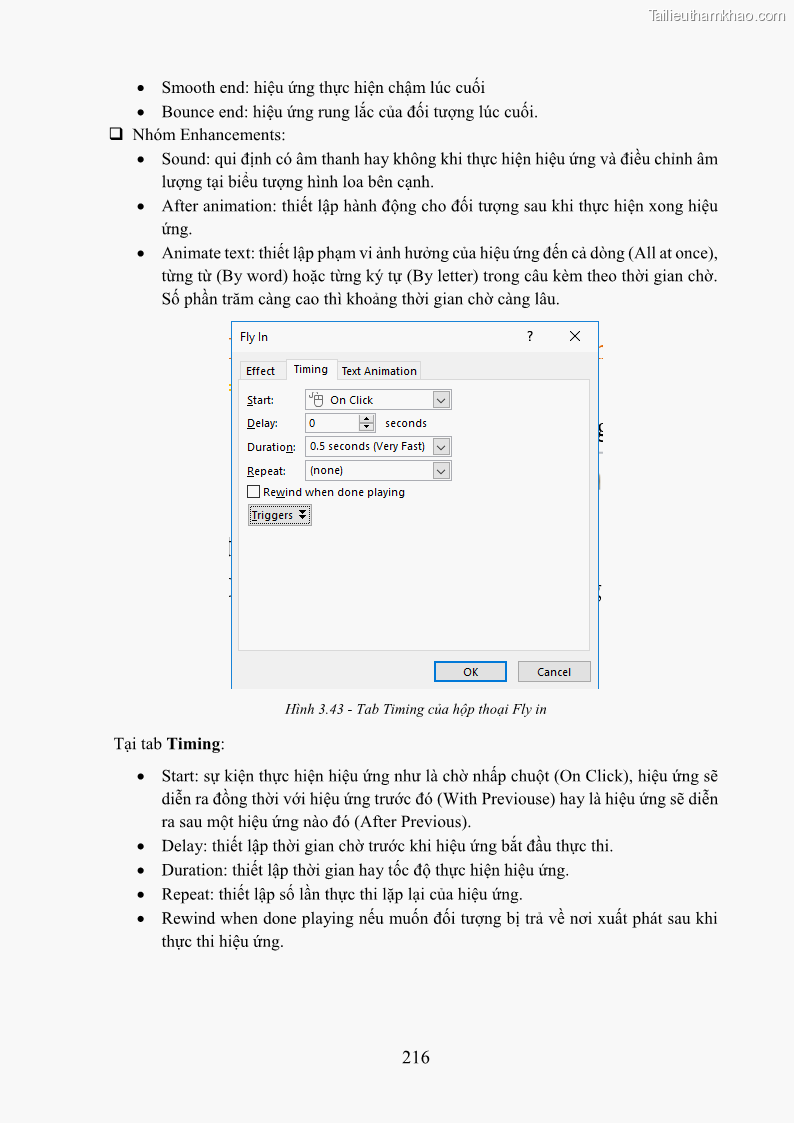 Giáo trình Tin học văn phòng Nghề Công nghệ thông tin - Cao đẳng - Trường Cao đẳng Cộng đồng Đồng Tháp - 19 Trang 223