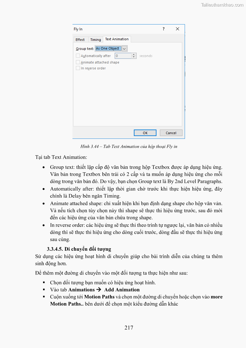 Giáo trình Tin học văn phòng Nghề Công nghệ thông tin - Cao đẳng - Trường Cao đẳng Cộng đồng Đồng Tháp - 19 Trang 224