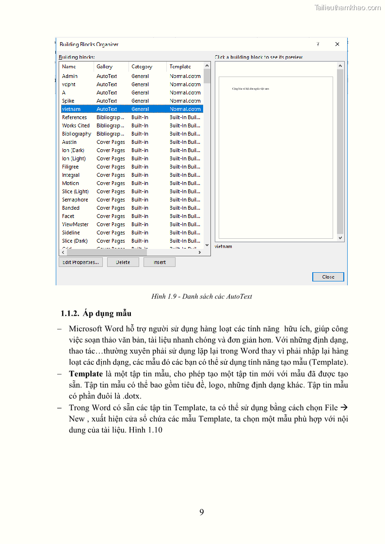Giáo trình Tin học văn phòng Nghề Công nghệ thông tin - Cao đẳng - Trường Cao đẳng Cộng đồng Đồng Tháp - 2 Trang 16