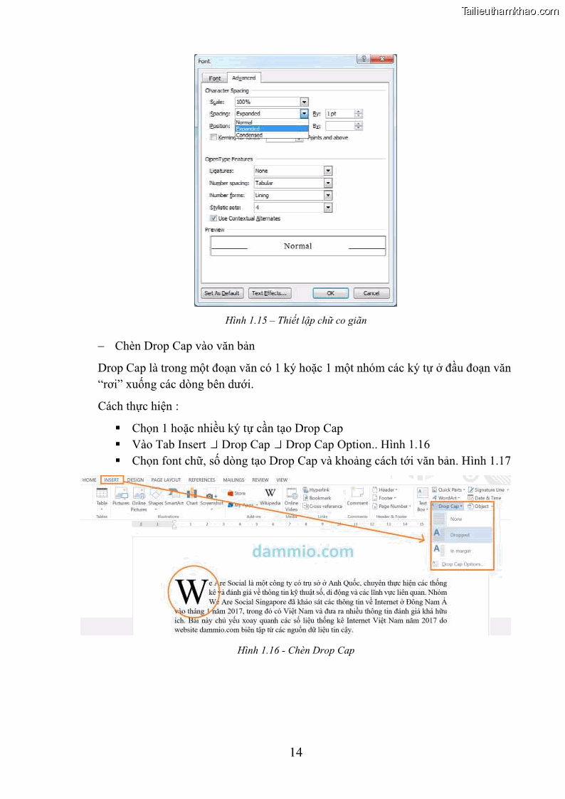 Giáo trình Tin học văn phòng Nghề Công nghệ thông tin - Cao đẳng - Trường Cao đẳng Cộng đồng Đồng Tháp - 2 Trang 21