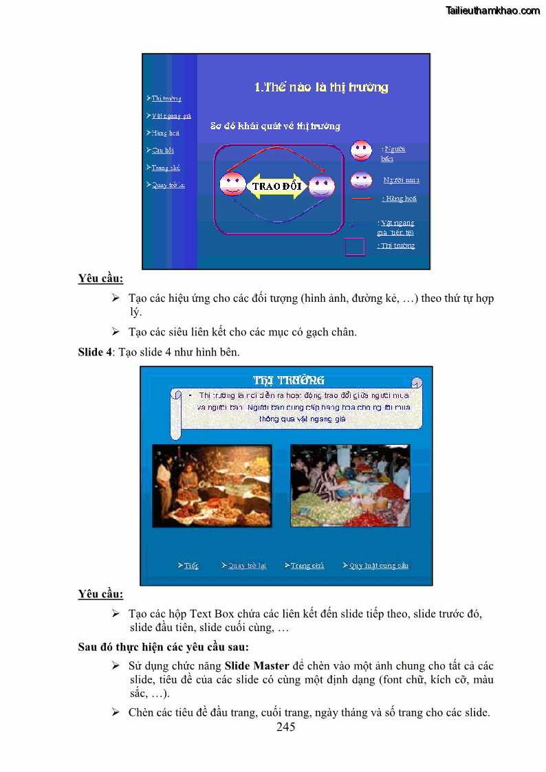 Giáo trình Tin học văn phòng Nghề Công nghệ thông tin - Cao đẳng - Trường Cao đẳng Cộng đồng Đồng Tháp - 21 Trang 252