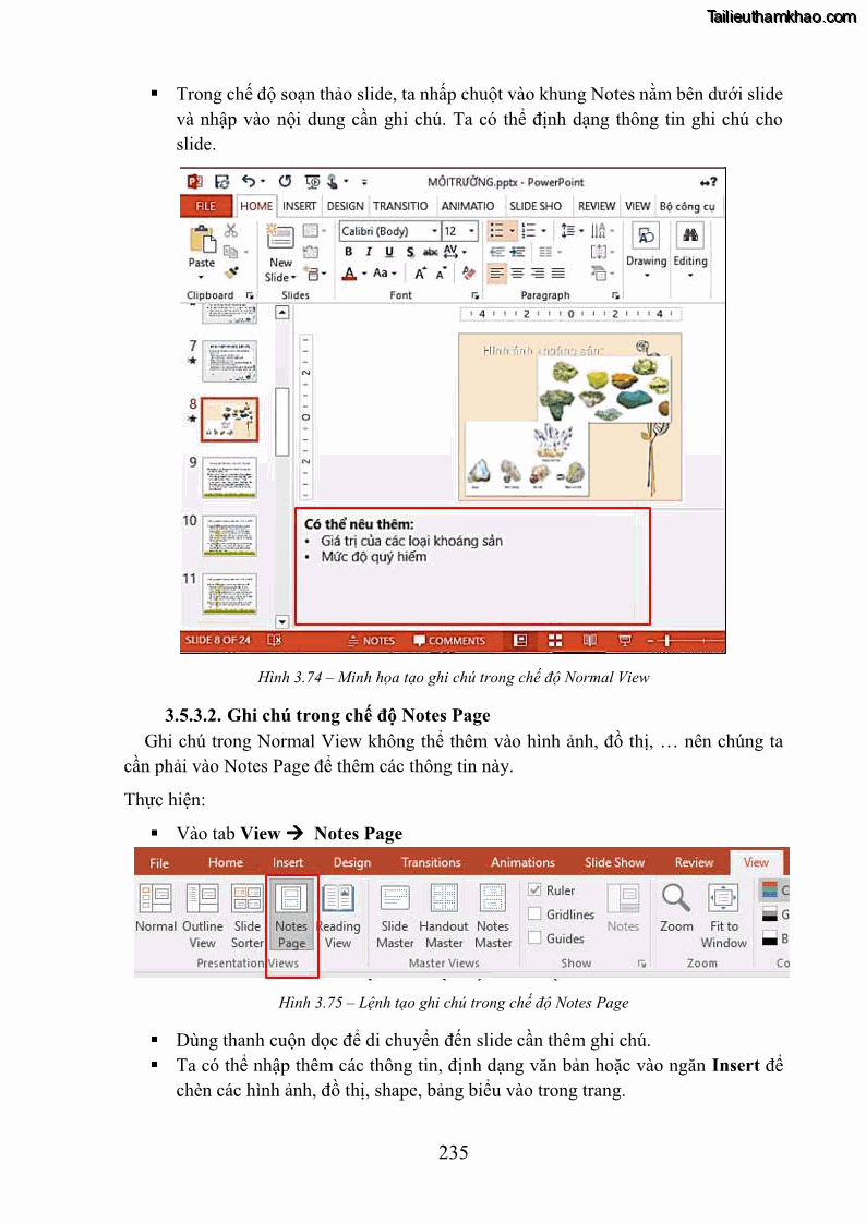 Giáo trình Tin học văn phòng Nghề Công nghệ thông tin - Cao đẳng - Trường Cao đẳng Cộng đồng Đồng Tháp - 21 Trang 242