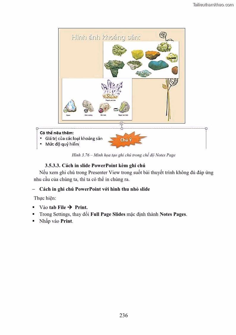 Giáo trình Tin học văn phòng Nghề Công nghệ thông tin - Cao đẳng - Trường Cao đẳng Cộng đồng Đồng Tháp - 21 Trang 243