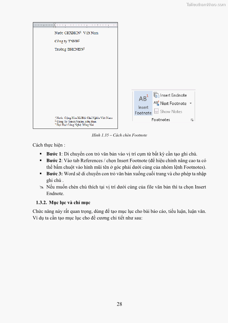 Giáo trình Tin học văn phòng Nghề Công nghệ thông tin - Cao đẳng - Trường Cao đẳng Cộng đồng Đồng Tháp - 3 Trang 35