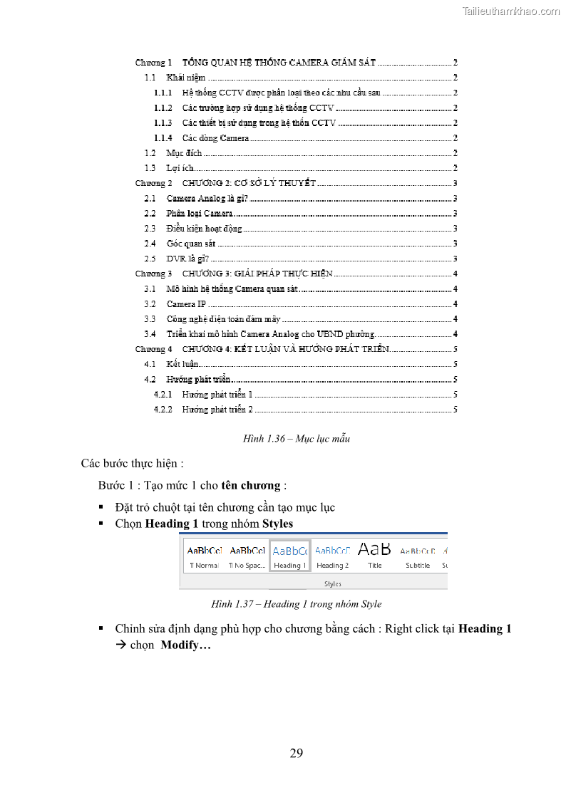 Giáo trình Tin học văn phòng Nghề Công nghệ thông tin - Cao đẳng - Trường Cao đẳng Cộng đồng Đồng Tháp - 3 Trang 36