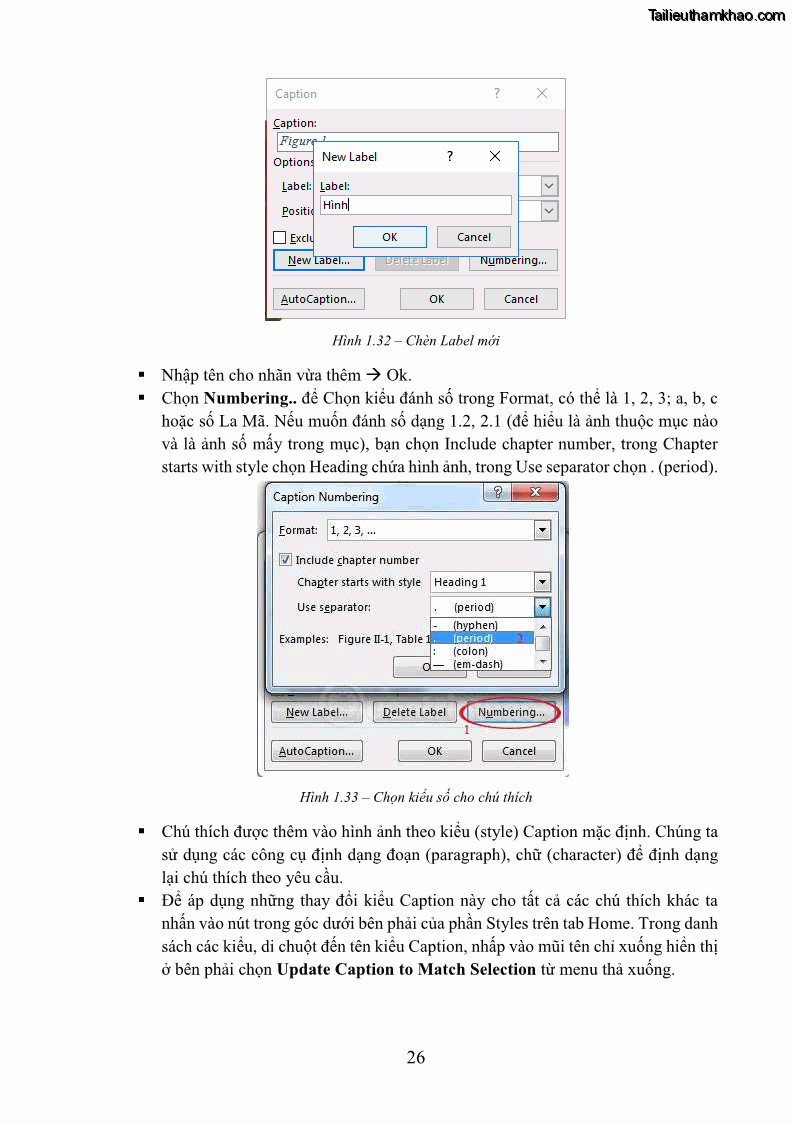 Giáo trình Tin học văn phòng Nghề Công nghệ thông tin - Cao đẳng - Trường Cao đẳng Cộng đồng Đồng Tháp - 3 Trang 33