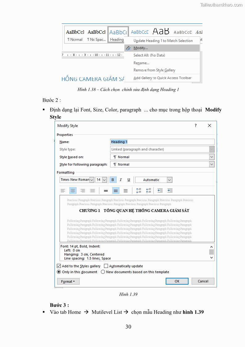 Giáo trình Tin học văn phòng Nghề Công nghệ thông tin - Cao đẳng - Trường Cao đẳng Cộng đồng Đồng Tháp - 4 Trang 37