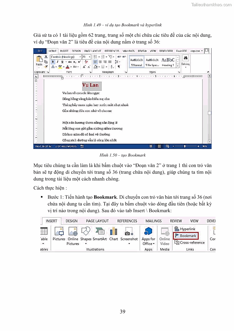 Giáo trình Tin học văn phòng Nghề Công nghệ thông tin - Cao đẳng - Trường Cao đẳng Cộng đồng Đồng Tháp - 4 Trang 46