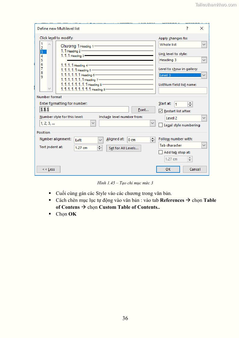 Giáo trình Tin học văn phòng Nghề Công nghệ thông tin - Cao đẳng - Trường Cao đẳng Cộng đồng Đồng Tháp - 4 Trang 43