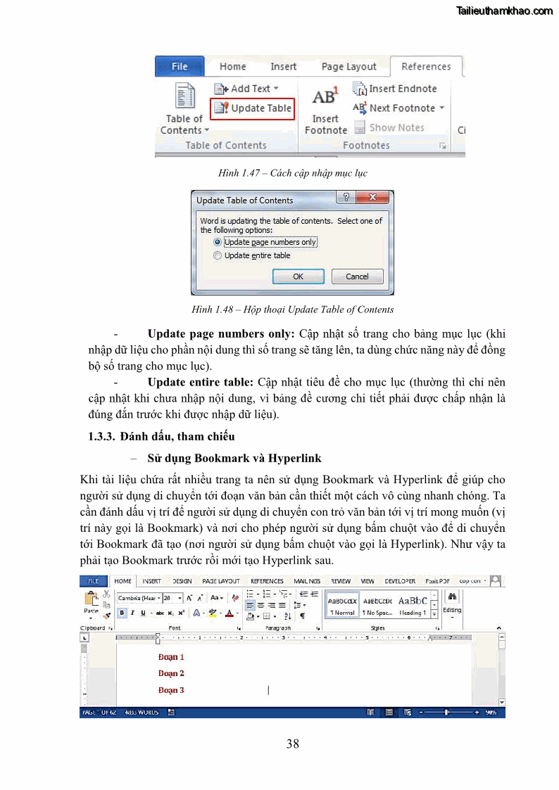 Giáo trình Tin học văn phòng Nghề Công nghệ thông tin - Cao đẳng - Trường Cao đẳng Cộng đồng Đồng Tháp - 4 Trang 45