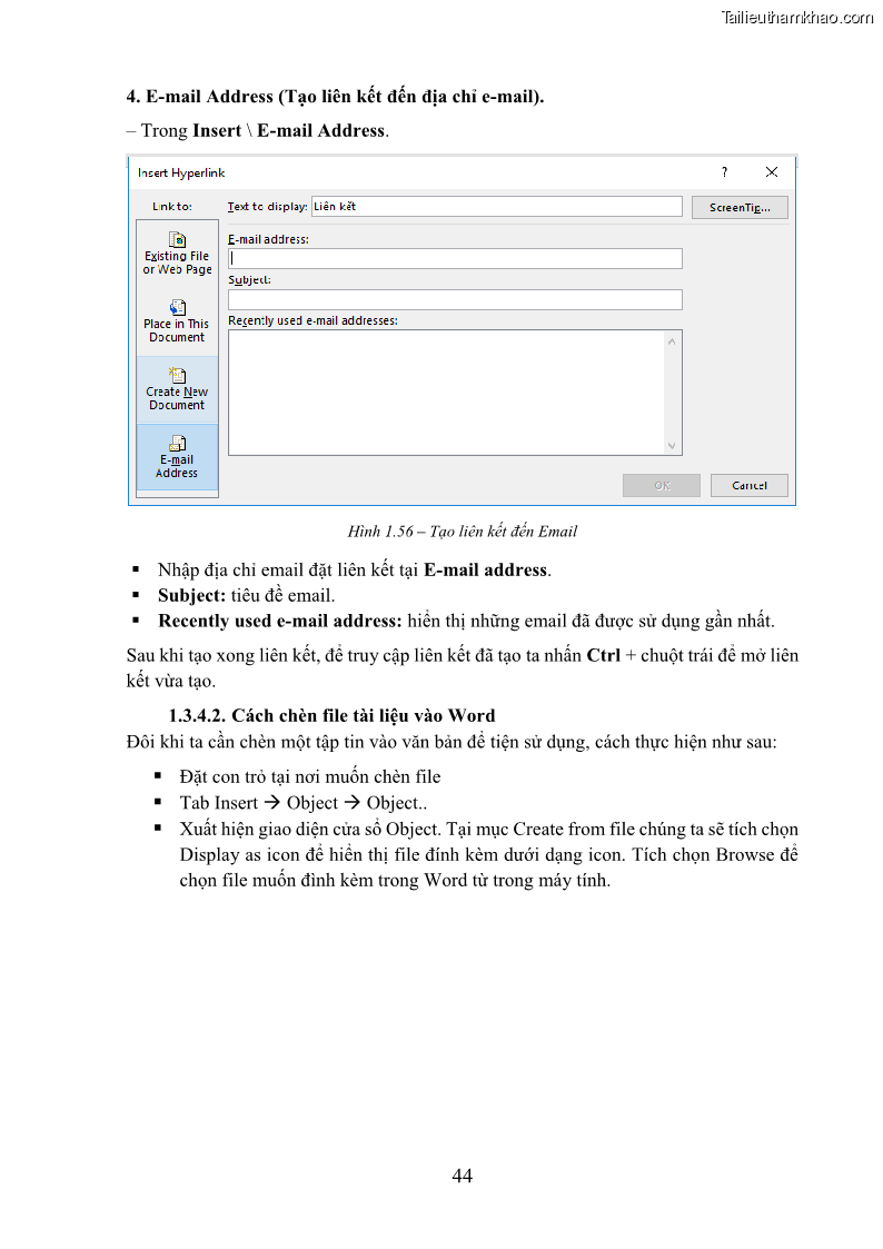 Giáo trình Tin học văn phòng Nghề Công nghệ thông tin - Cao đẳng - Trường Cao đẳng Cộng đồng Đồng Tháp - 5 Trang 51