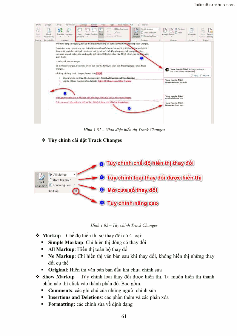 Giáo trình Tin học văn phòng Nghề Công nghệ thông tin - Cao đẳng - Trường Cao đẳng Cộng đồng Đồng Tháp - 6 Trang 68
