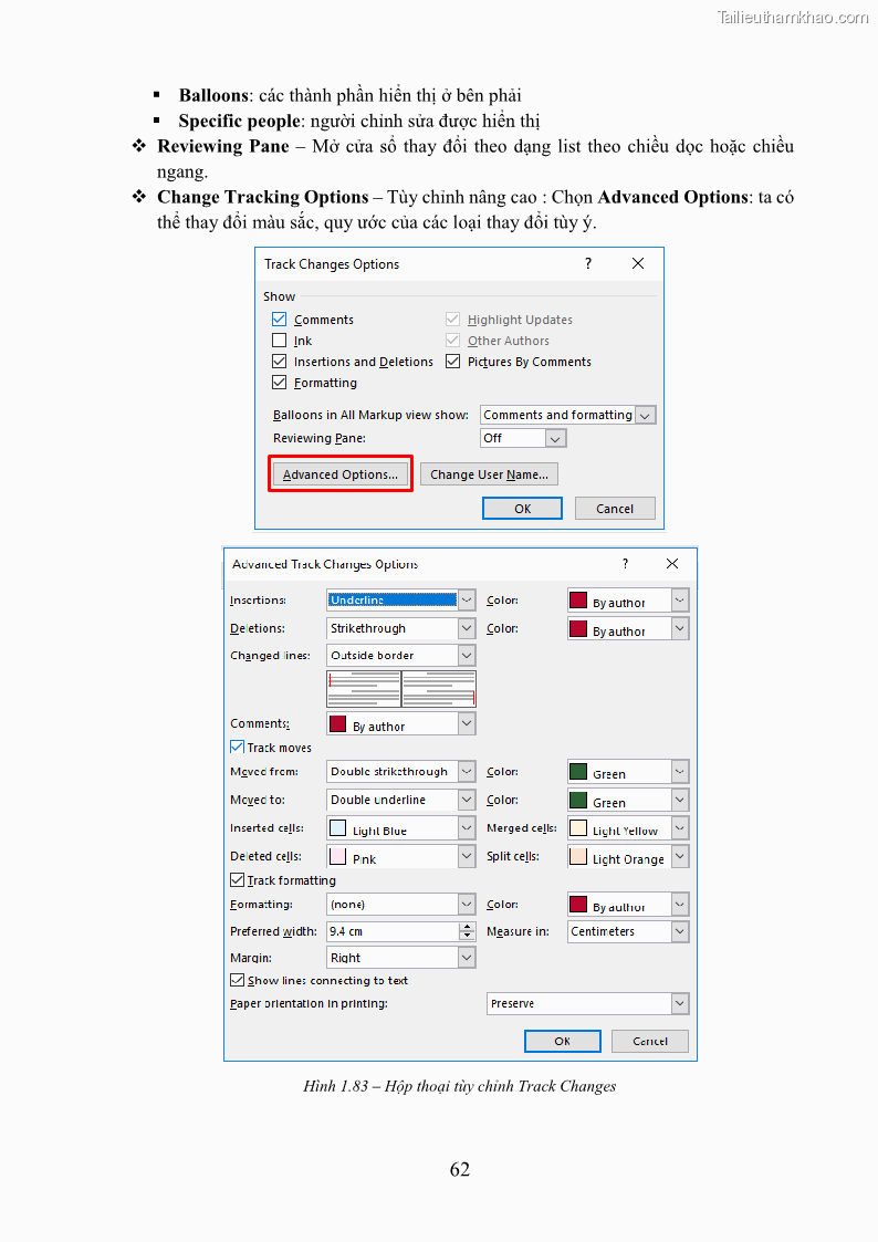Giáo trình Tin học văn phòng Nghề Công nghệ thông tin - Cao đẳng - Trường Cao đẳng Cộng đồng Đồng Tháp - 6 Trang 69