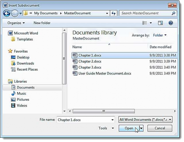 Hình 1 92 – cách tạo subdocument Bảng điều khiển chính của Insert Subdocument 7