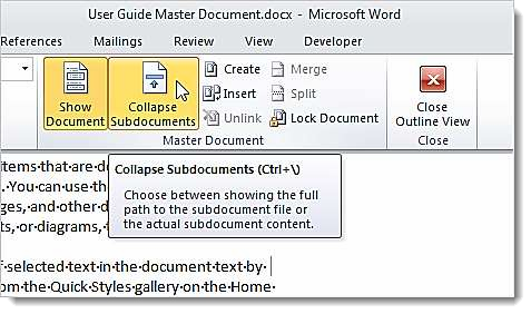 Hình 1 94 – Thu gọn các đoạn subdocument Tuy nhiên chúng ta phải lưu thay đổi 9