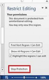 Hình 1 104 – tạo mật khẩu bảo vệ chỉnh sửa tài liệu Bảng so sánh 3 cấp 3