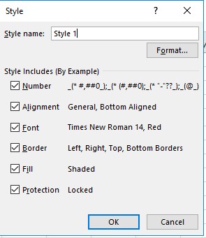Hình 2 18 – Hộp thoại định dạng Style  Hoặc click vào Format để định dạng 1