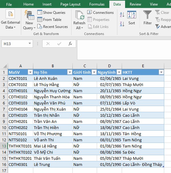 Hình 2 48 – Kết quả sau khi Import 2 2 5 2 Sử Dụng Liên Kết Từ Web Thực hiện 10