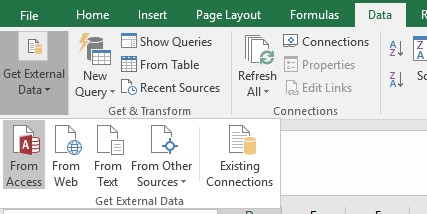 Hình 2 45 – Liên kết từ Access Trong hộp thoại Select Data Source chọn đường 7