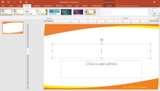 Hình 3 5 – Áp dụng mẫu slide master 3 2 2 Mẫu – Sử Dụng Mẫu Có Sẵn Để sử 5