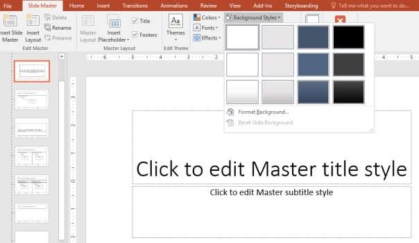 Hình 3 7 – Khung Background Styles Xuất hiện cửa sổ Format Background ở phía bên 8