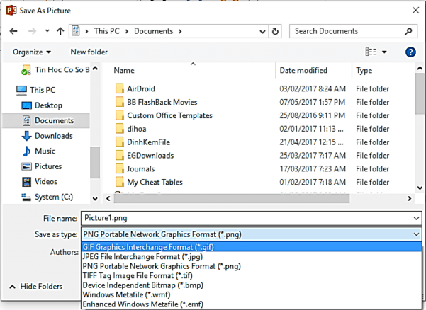 Hình 3 27 – Hộp thoại lưu thay đổi định dạng hình ảnh Nhấn Save để 6
