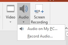 Xuất hiện hộp thoại Insert Audio Chọn đường dẫn đến tập tin âm thanh 3