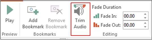 Hình 3 37 – Lệnh cắt Audio Trong hộp thoại Trim Audio thiết lập thời gian bắt 4