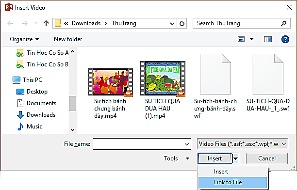 Hình 3 39 – Minh họa chèn Video vào Slide 3 3 4 3 Chèn Video Online Vào Slide Chèn 6
