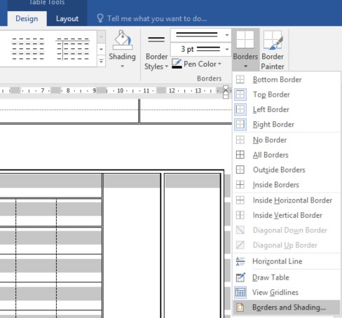 Hộp thoại Borders and Shading xuất hiện bao gồm các lựa chọn sau Mục Setting None 15